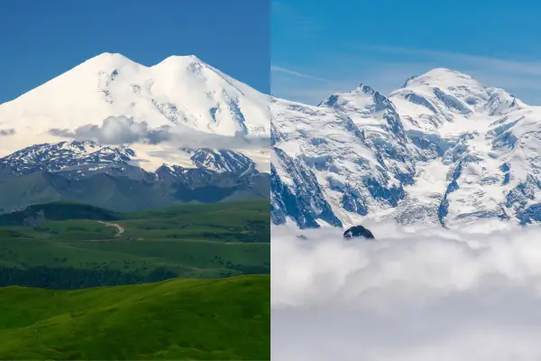 Europas höchster Berg: Elbrus oder Mont Blanc? Der Faktencheck